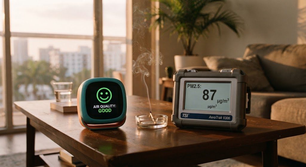 Budget Air Quality Monitor vs. a Calibrated Reference Meter — Can a $40 Sensor Tell the Truth?
