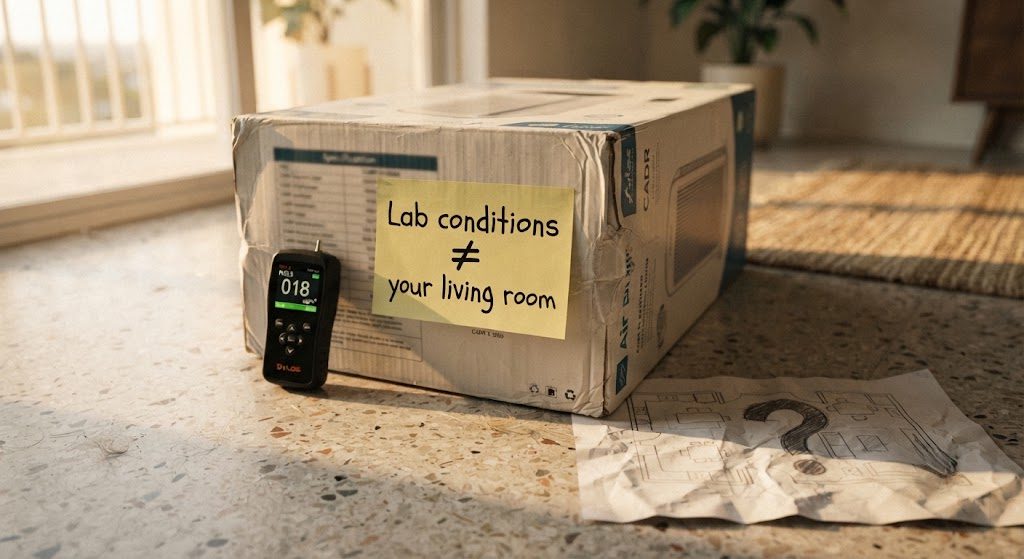 The CADR Number on the Box — How to Read It So It Actually Means Something