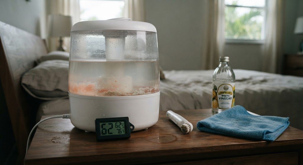Your Bedroom Humidifier Needs More Cleaning Than You Think
