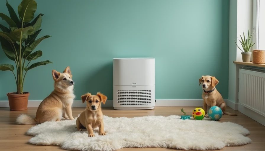 Visual context for pet air purifier