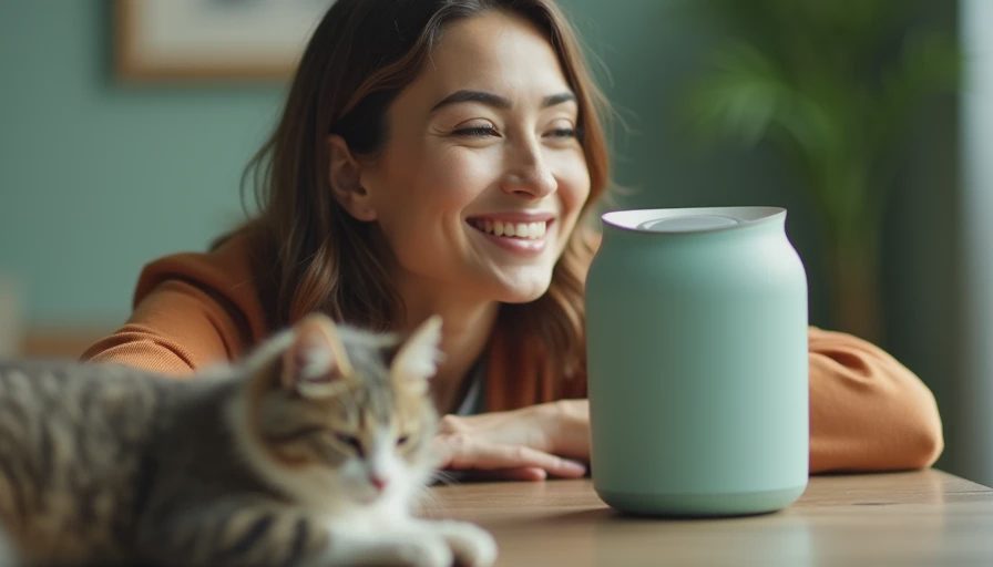 Illustration for air purifier for cat allergies