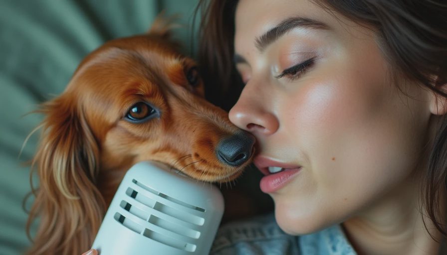 Illustration for air purifier for pet hair