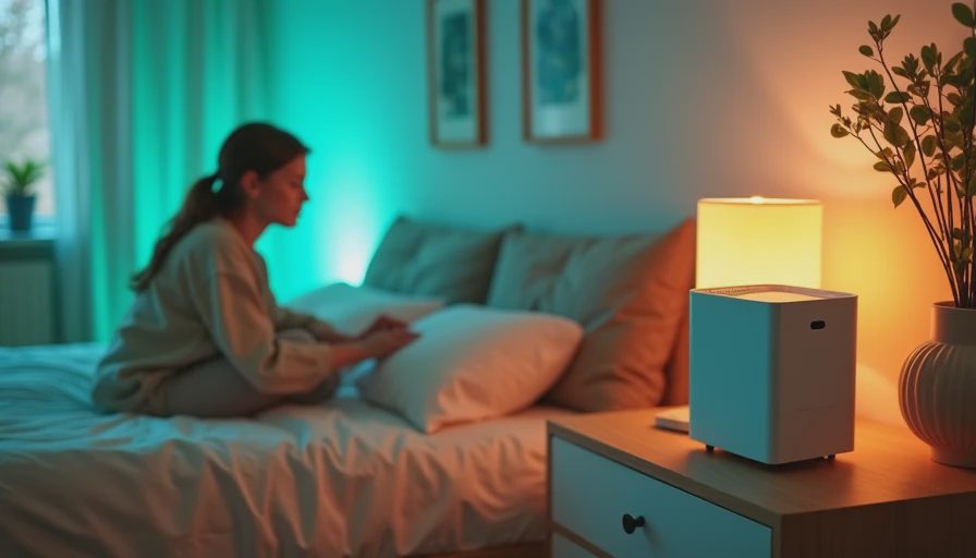 Visual context for air purifier vs humidifier