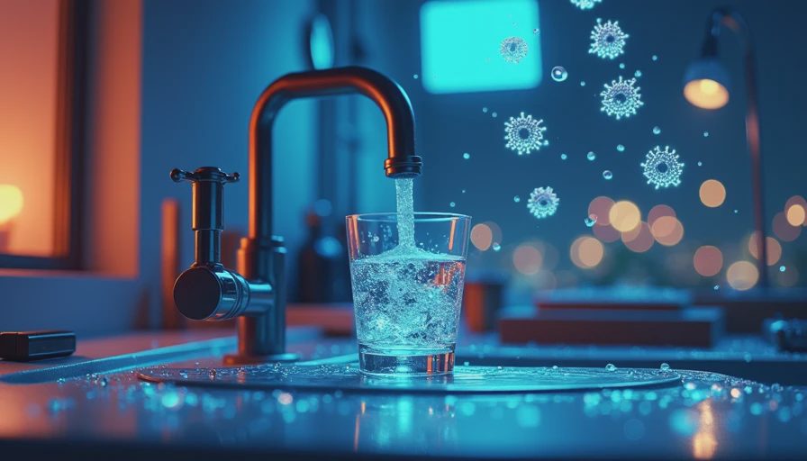 Visual context for water filter for pfas