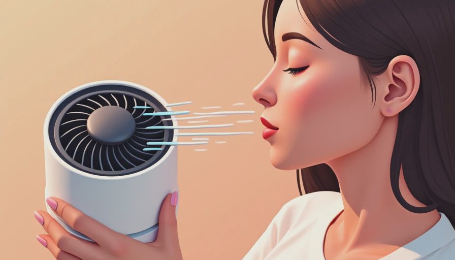 Visual context for small room air purifier